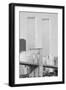 Brooklyn Bridge and World Trade Center Towers-null-Framed Giclee Print