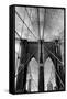 Brooklyn Bridge Approach-Jessica Jenney-Framed Stretched Canvas