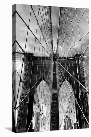 Brooklyn Bridge Approach-Jessica Jenney-Stretched Canvas