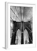 Brooklyn Bridge Approach-Jessica Jenney-Framed Photographic Print