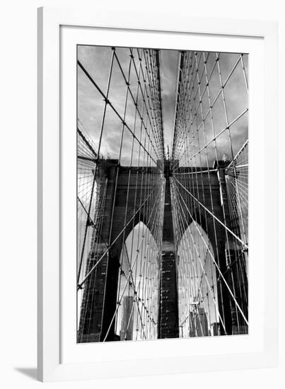 Brooklyn Bridge Approach-Jessica Jenney-Framed Photographic Print