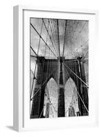 Brooklyn Bridge Approach-Jessica Jenney-Framed Photographic Print