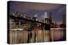 Brooklyn Bridge at Dawn-Alan Blaustein-Stretched Canvas