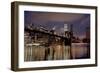 Brooklyn Bridge at Dawn-Alan Blaustein-Framed Photographic Print