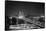 Brooklyn Bridge at Night-Philip Gendreau-Framed Stretched Canvas