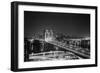 Brooklyn Bridge at Night-Philip Gendreau-Framed Photographic Print