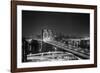 Brooklyn Bridge at Night-Philip Gendreau-Framed Photographic Print