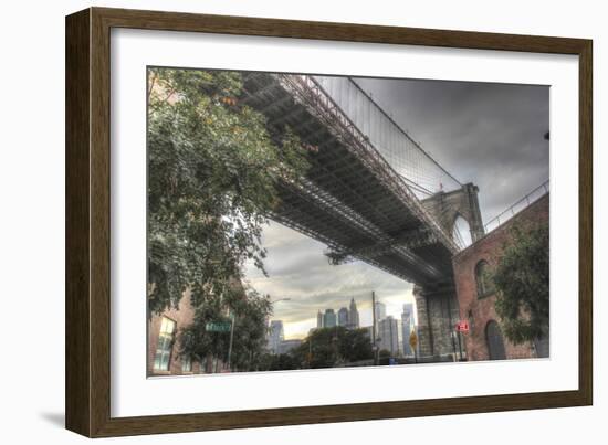 Brooklyn Bridge Brooklyn-Robert Goldwitz-Framed Giclee Print