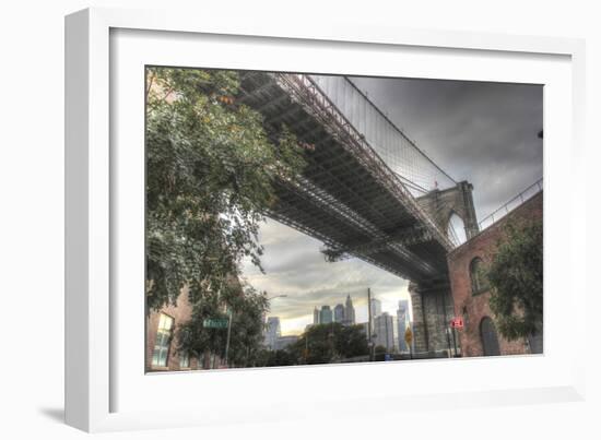 Brooklyn Bridge Brooklyn-Robert Goldwitz-Framed Giclee Print