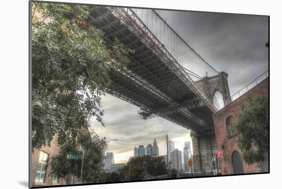 Brooklyn Bridge Brooklyn-Robert Goldwitz-Mounted Giclee Print