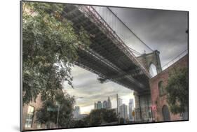 Brooklyn Bridge Brooklyn-Robert Goldwitz-Mounted Giclee Print