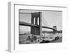 Brooklyn Bridge, c.1900-null-Framed Art Print