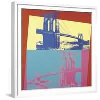 Brooklyn Bridge, c.1983-Andy Warhol-Framed Giclee Print