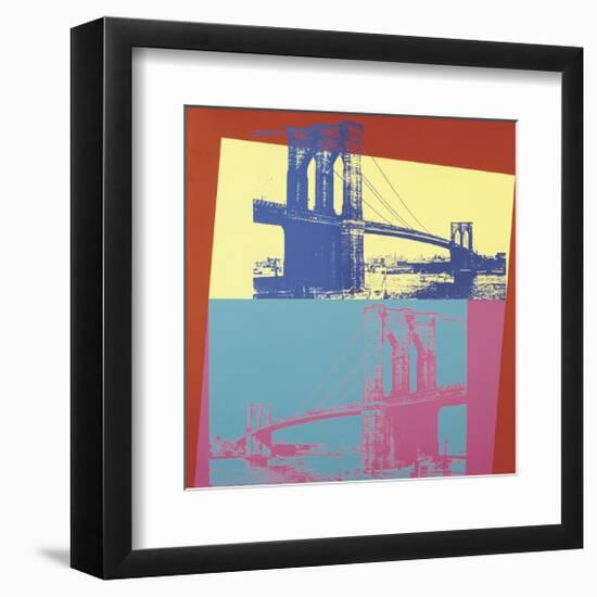 Brooklyn Bridge, c.1983-Andy Warhol-Framed Giclee Print