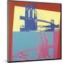 Brooklyn Bridge, c.1983-Andy Warhol-Mounted Giclee Print