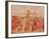 Brooklyn Bridge, circa 1883-R. Schwarz-Framed Giclee Print