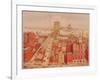 Brooklyn Bridge, circa 1883-R. Schwarz-Framed Giclee Print