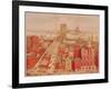 Brooklyn Bridge, circa 1883-R. Schwarz-Framed Giclee Print