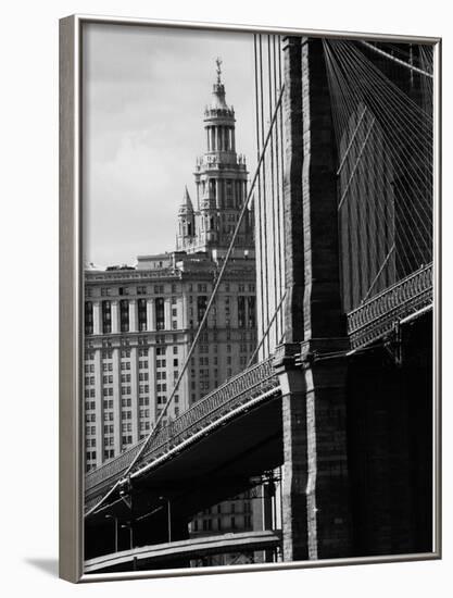 Brooklyn Bridge Civic Center, NYC-Jeff Pica-Framed Photographic Print