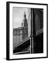 Brooklyn Bridge Civic Center, NYC-Jeff Pica-Framed Photographic Print