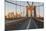 Brooklyn Bridge Direction Manhattan, New York City-Rainer Mirau-Mounted Photographic Print