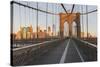 Brooklyn Bridge Direction Manhattan, New York City-Rainer Mirau-Stretched Canvas