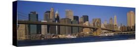 Brooklyn Bridge, East River, Manhattan, New York City, New York, USA-null-Stretched Canvas