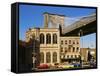 Brooklyn Bridge East Tower-null-Framed Stretched Canvas