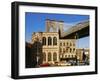 Brooklyn Bridge East Tower-null-Framed Photographic Print