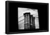 Brooklyn Bridge from Dumbo B/W-null-Framed Poster