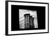 Brooklyn Bridge from Dumbo B/W-null-Framed Photo