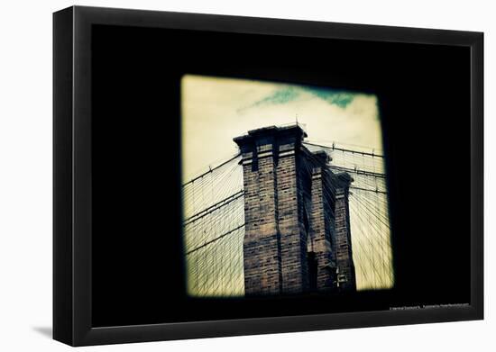 Brooklyn Bridge From Dumbo NYC-null-Framed Poster