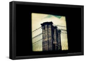Brooklyn Bridge From Dumbo NYC-null-Framed Poster