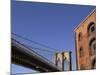 Brooklyn Bridge from Empire-Fulton Ferry State Park-Rudy Sulgan-Mounted Photographic Print