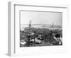 Brooklyn Bridge from Lower Manhattan, New York-J.J. Campbell-Framed Photographic Print