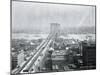 Brooklyn Bridge from World Building-null-Mounted Photographic Print