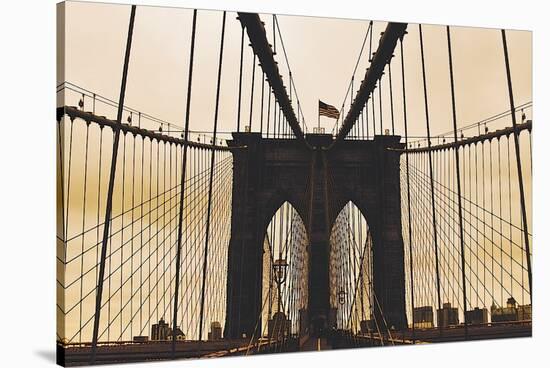 Brooklyn Bridge I-Erin Clark-Stretched Canvas