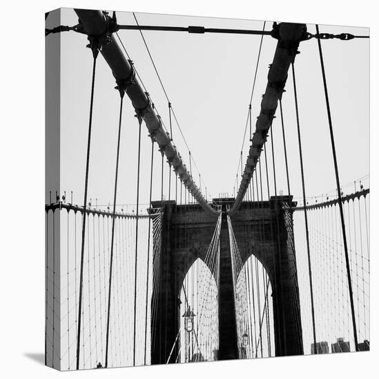 Brooklyn Bridge I-Nicholas Biscardi-Stretched Canvas