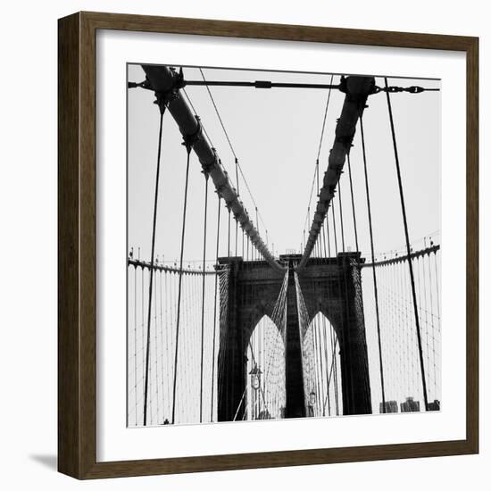 Brooklyn Bridge I-Nicholas Biscardi-Framed Photographic Print