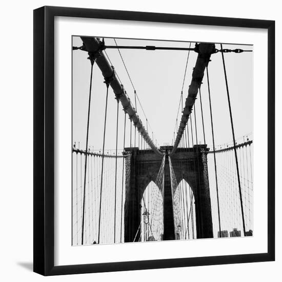 Brooklyn Bridge I-Nicholas Biscardi-Framed Photographic Print