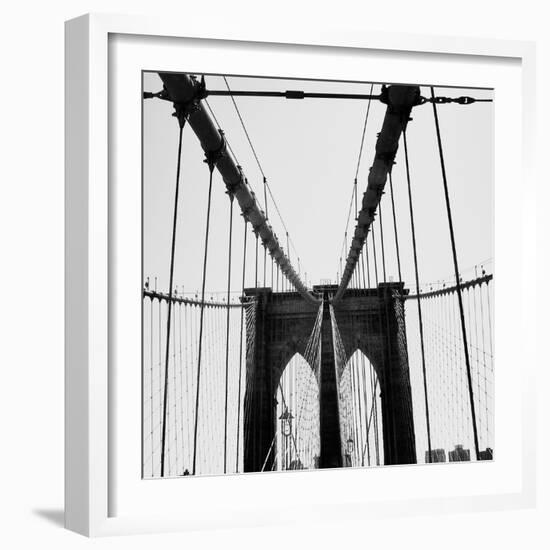 Brooklyn Bridge I-Nicholas Biscardi-Framed Photographic Print