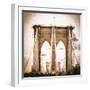 Brooklyn Bridge II - In the Style of Oil Painting-Philippe Hugonnard-Framed Giclee Print