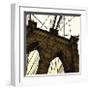 Brooklyn Bridge II (sepia) (detail)-Erin Clark-Framed Giclee Print