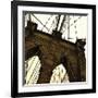 Brooklyn Bridge II (sepia) (detail)-Erin Clark-Framed Giclee Print