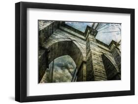 Brooklyn Bridge II-Richard James-Framed Giclee Print