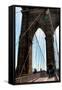 Brooklyn Bridge II-Erin Berzel-Framed Stretched Canvas