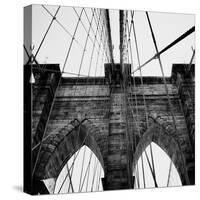 Brooklyn Bridge II-Nicholas Biscardi-Stretched Canvas