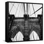 Brooklyn Bridge II-Nicholas Biscardi-Framed Stretched Canvas