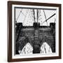 Brooklyn Bridge II-Nicholas Biscardi-Framed Premium Photographic Print