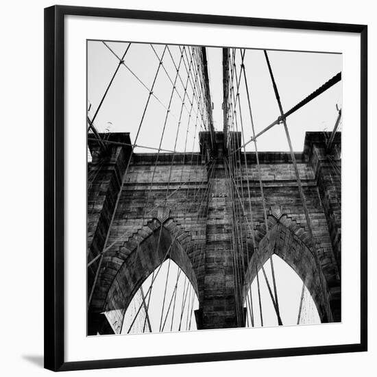 Brooklyn Bridge II-Nicholas Biscardi-Framed Premium Photographic Print